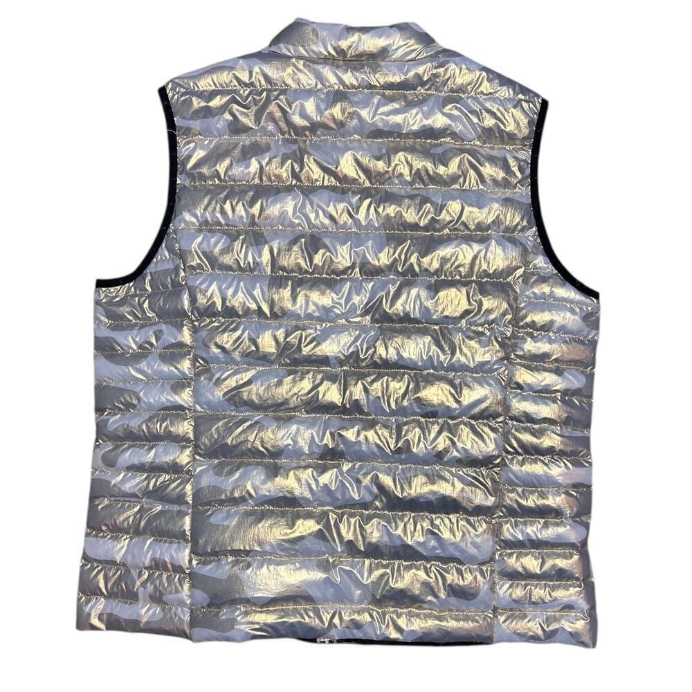 Lole Gold Camo Puffer Vest Quilted Maria Lightweight Winter Packable size Large - Picture 4 of 8